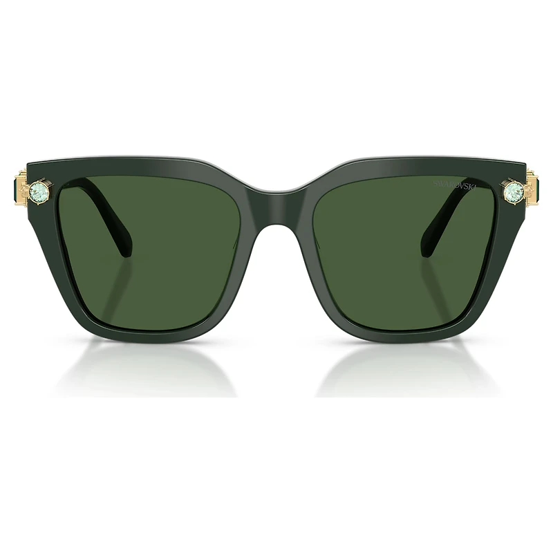 Sunglasses, Square shape, Green by SWAROVSKI