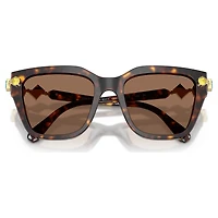 Sunglasses, Square shape, Brown by SWAROVSKI