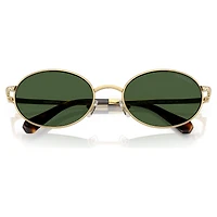 Sunglasses, Oval shape, Green by SWAROVSKI
