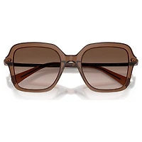 Sunglasses, Square shape, Brown by SWAROVSKI