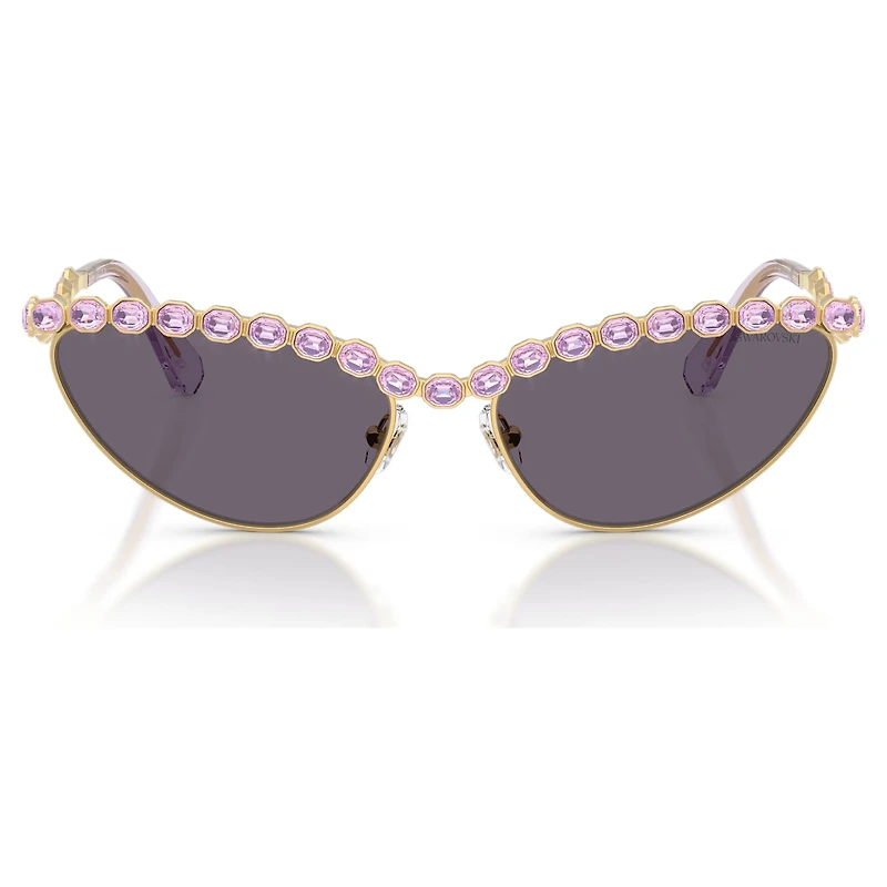 Sunglasses, Cat-Eye shape, Purple by SWAROVSKI