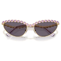 Sunglasses, Cat-Eye shape, Purple by SWAROVSKI