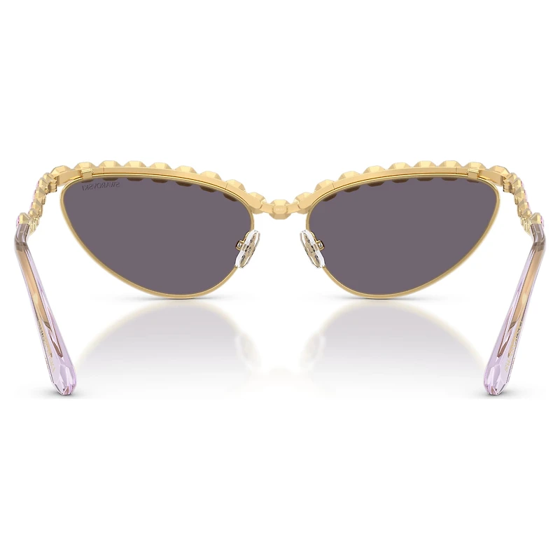 Sunglasses, Cat-Eye shape, Purple by SWAROVSKI