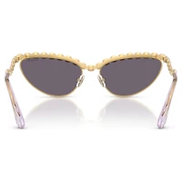 Sunglasses, Cat-Eye shape, Purple by SWAROVSKI