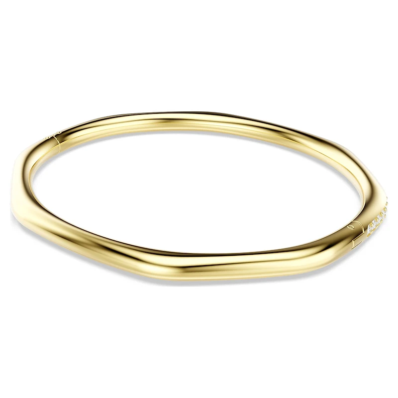 Dextera bangle, Octagon shape, Round cut, White