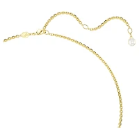 Millenia pendant, Octagon cut, Caramel, Gold-tone plated by SWAROVSKI