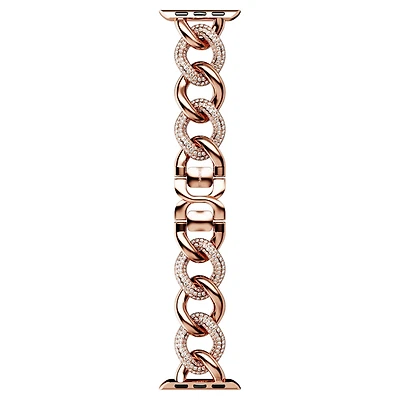 Chain strap, For Apple Watch® 40 mm & 41mm, Rose gold-tone finish