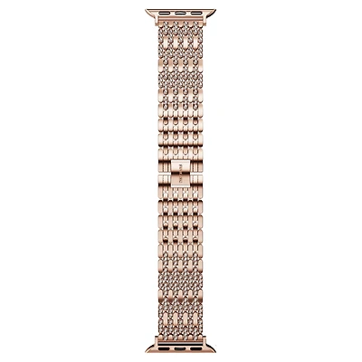 Princess strap, For Apple Watch® 40 mm & 41mm, Rose gold tone, Rose gold-tone finish