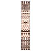 Princess strap, For Apple Watch® 40 mm & 41mm, Rose gold tone, Rose gold-tone finish by SWAROVSKI