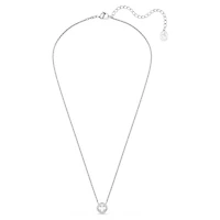 Una Angelic pendant, Mixed cuts, White, Rhodium plated by SWAROVSKI