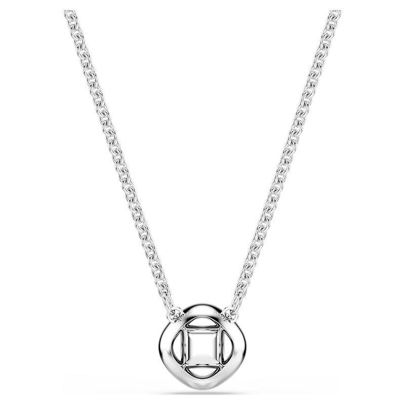 Una Angelic pendant, Mixed cuts, White, Rhodium plated by SWAROVSKI