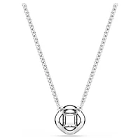 Una Angelic pendant, Mixed cuts, White, Rhodium plated by SWAROVSKI