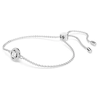 Una Angelic bracelet, Mixed cuts, White, Rhodium plated by SWAROVSKI