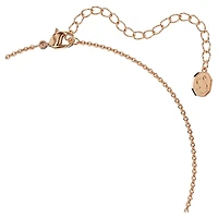 Una Angelic set, Round cut, White, 18K rose gold finish