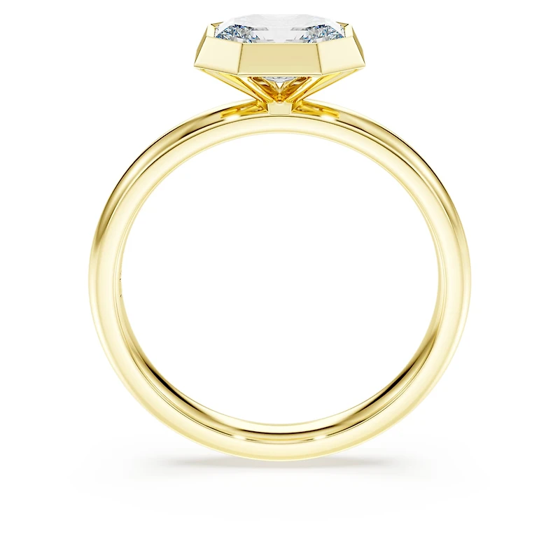 Octagon bezel ring, Lab-grown diamonds ct tw, shape