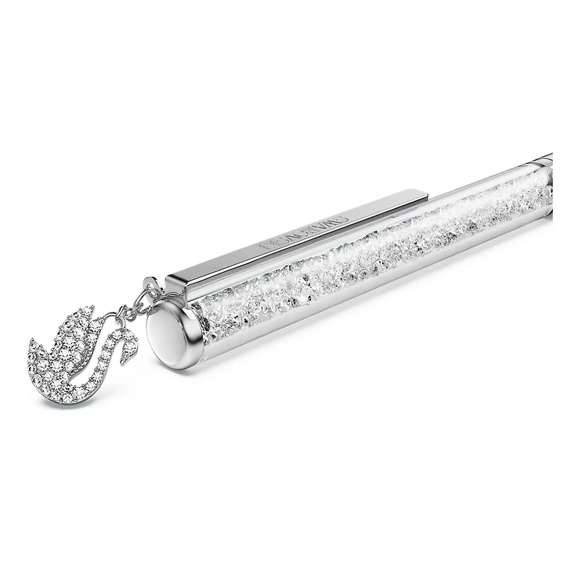 Crystalline ballpoint pen, Swan, Chrome plated