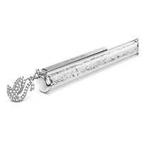 Crystalline ballpoint pen, Swan, Chrome plated