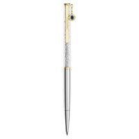 Crystalline ballpoint pen, Evil eye, Gold tone, Mixed metal finish by SWAROVSKI