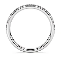 Eternity band ring, Lab-grown diamonds 0.4 ct tw, Round shape, Sterling silver by SWAROVSKI