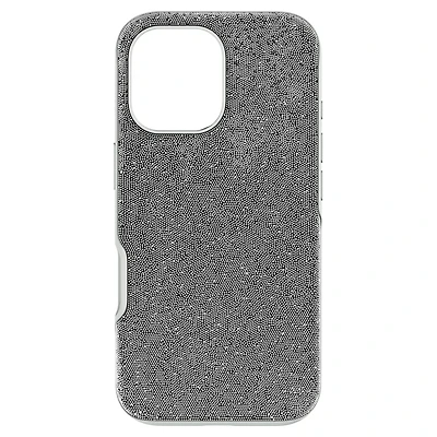 High smartphone case, iPhone® 17, Silver Tone