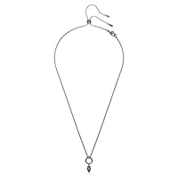 Mesmera pendant, Mixed cuts, Grey, Ruthenium plated by SWAROVSKI