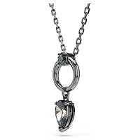 Mesmera pendant, Mixed cuts, Gray, Ruthenium plated by SWAROVSKI