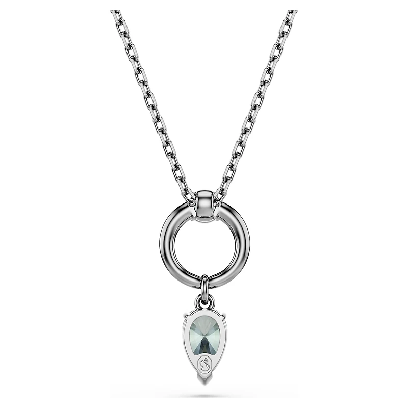 Mesmera pendant, Mixed cuts, Grey, Ruthenium plated by SWAROVSKI