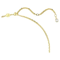 Gema pendant and brooch, Yellow, Gold-tone plated by SWAROVSKI