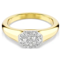 Dextera ring, Mixed cuts, White, Gold-tone plated by SWAROVSKI