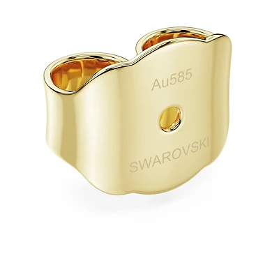 Eternity earring back, 14K yellow gold