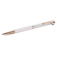 Crystalline ballpoint pen, Heart, Pink, Pink lacquered, rose gold-tone plated by SWAROVSKI