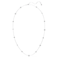 Una Angelic strandage, Round cut, White, Rhodium plated by SWAROVSKI