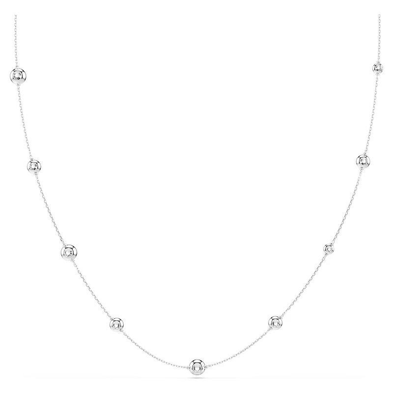 Una Angelic strandage, Round cut, White, Rhodium plated by SWAROVSKI