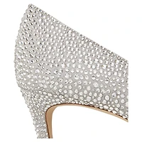 Stuart WEITZMAN Power Shine pump, White by SWAROVSKI