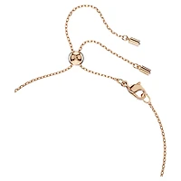 Mesmera set, Pear cut, Round cut, White, 18K rose gold finish