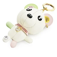 Teddy bag charm, Bear, Multicolored, Gold-tone plated by SWAROVSKI