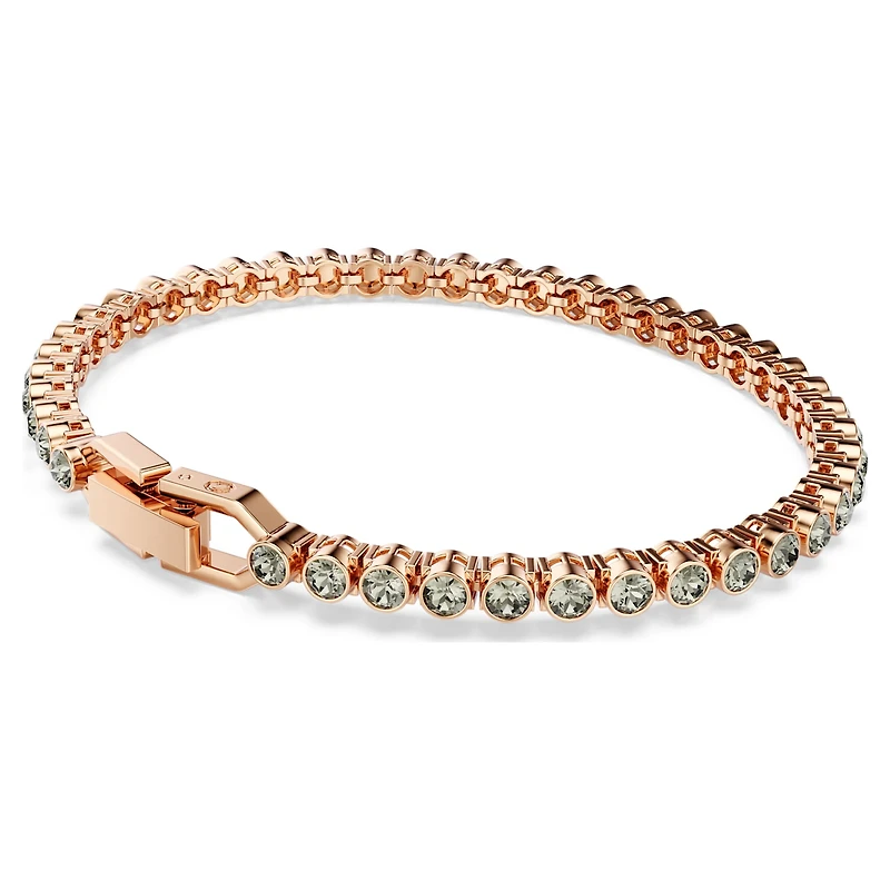 Imber Emily Tennis bracelet, Round cut, Black