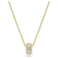 Dextera pendant, White, 18K gold finish