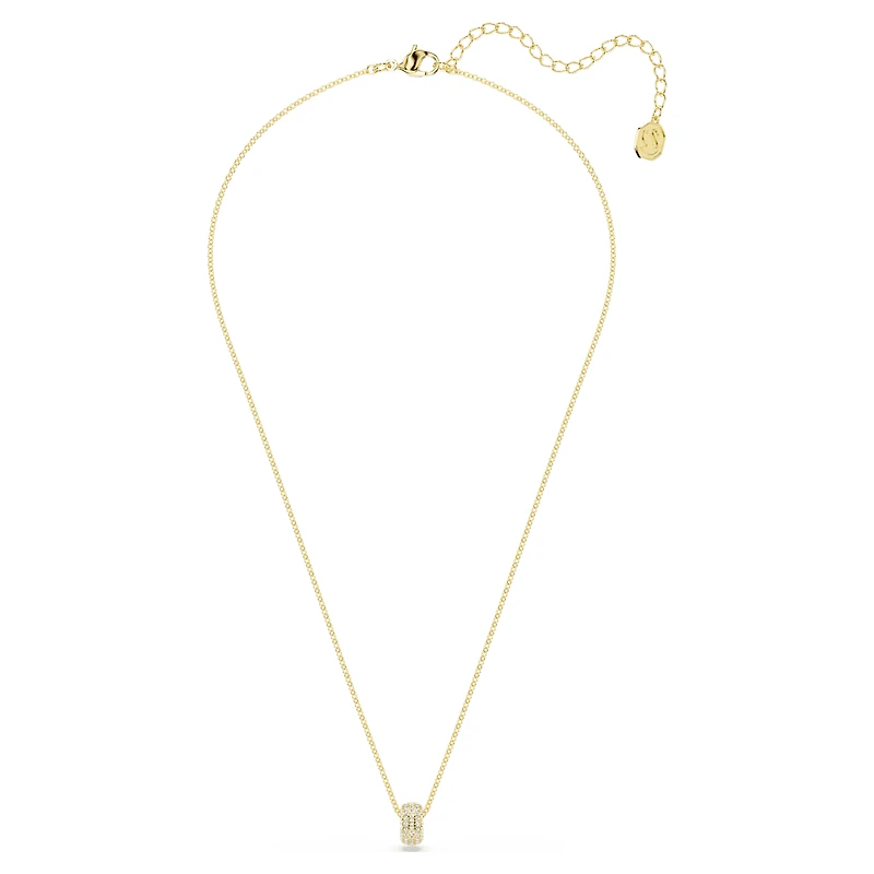 Dextera pendant, White, 18K gold finish