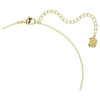 Dextera pendant, White, 18K gold finish
