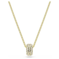 Dextera pendant, White, Gold-tone plated by SWAROVSKI