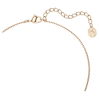 Bella V set, Round cut, White, 18K rose gold finish