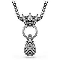 Sublima pendant, Mixed cuts, White, Ruthenium plated by SWAROVSKI