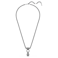 Sublima pendant, Mixed cuts, White, Ruthenium plated by SWAROVSKI