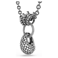 Sublima pendant, Mixed cuts, White, Ruthenium plated by SWAROVSKI