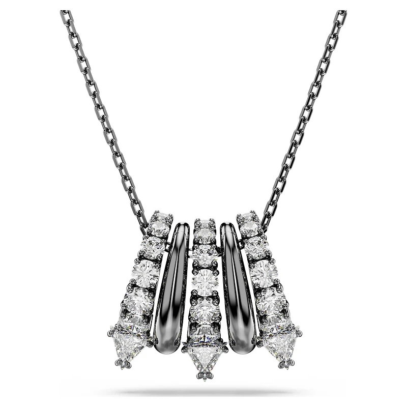 Sublima pendant, White, Ruthenium plated by SWAROVSKI