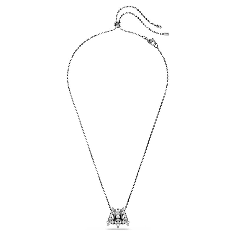 Sublima pendant, White, Ruthenium plated by SWAROVSKI