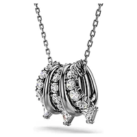 Sublima pendant, White, Ruthenium plated by SWAROVSKI