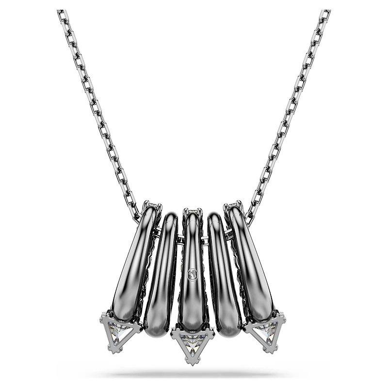 Sublima pendant, White, Ruthenium plated by SWAROVSKI