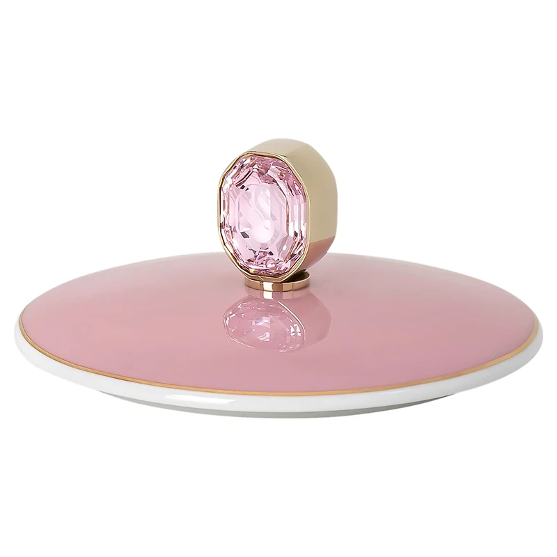 Idyllia mug, Porcelain, Crystal print motif, finch, Pink by SWAROVSKI